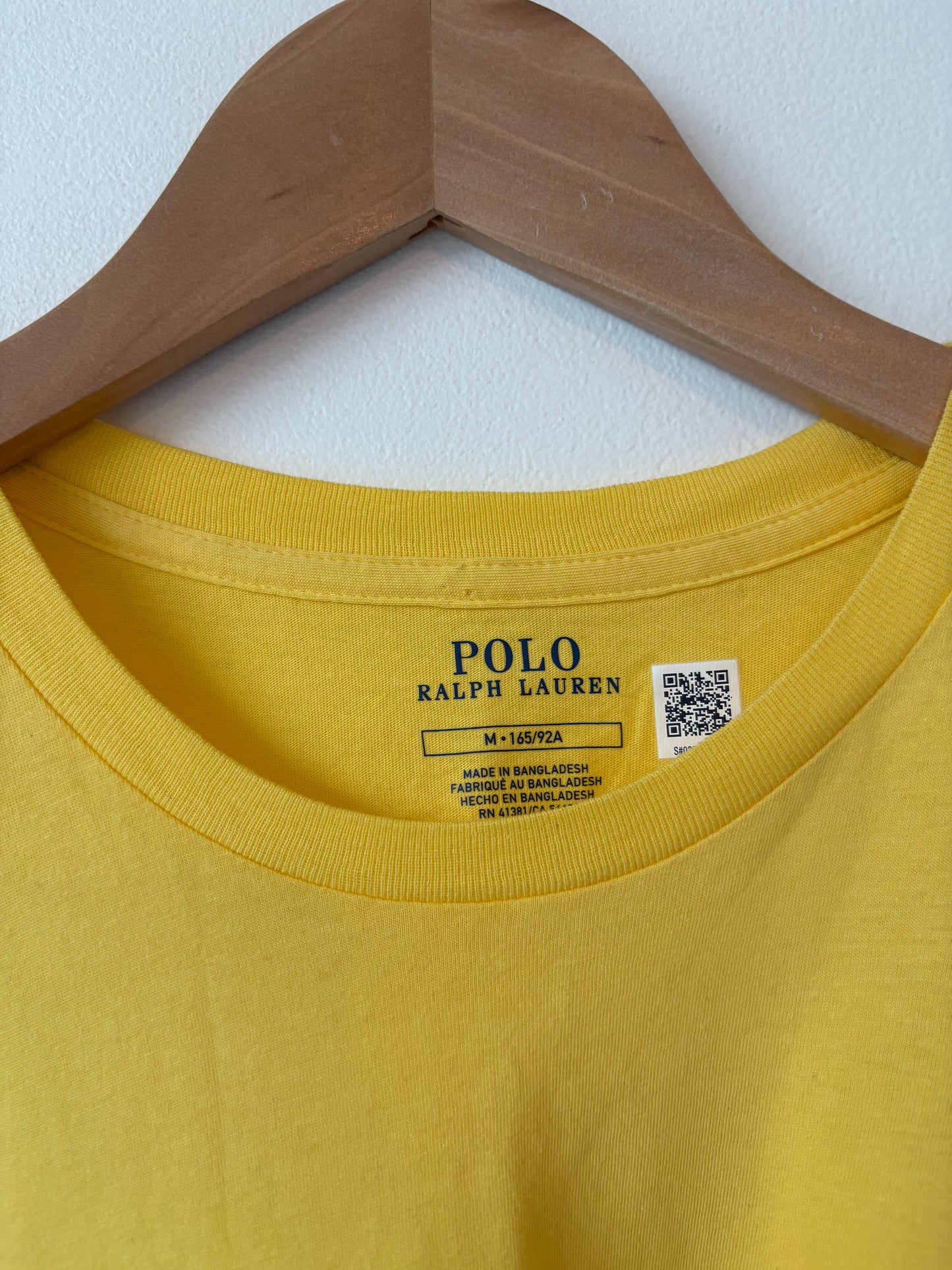 POLO RALPH LAUREN YELLOW T-SHIRT