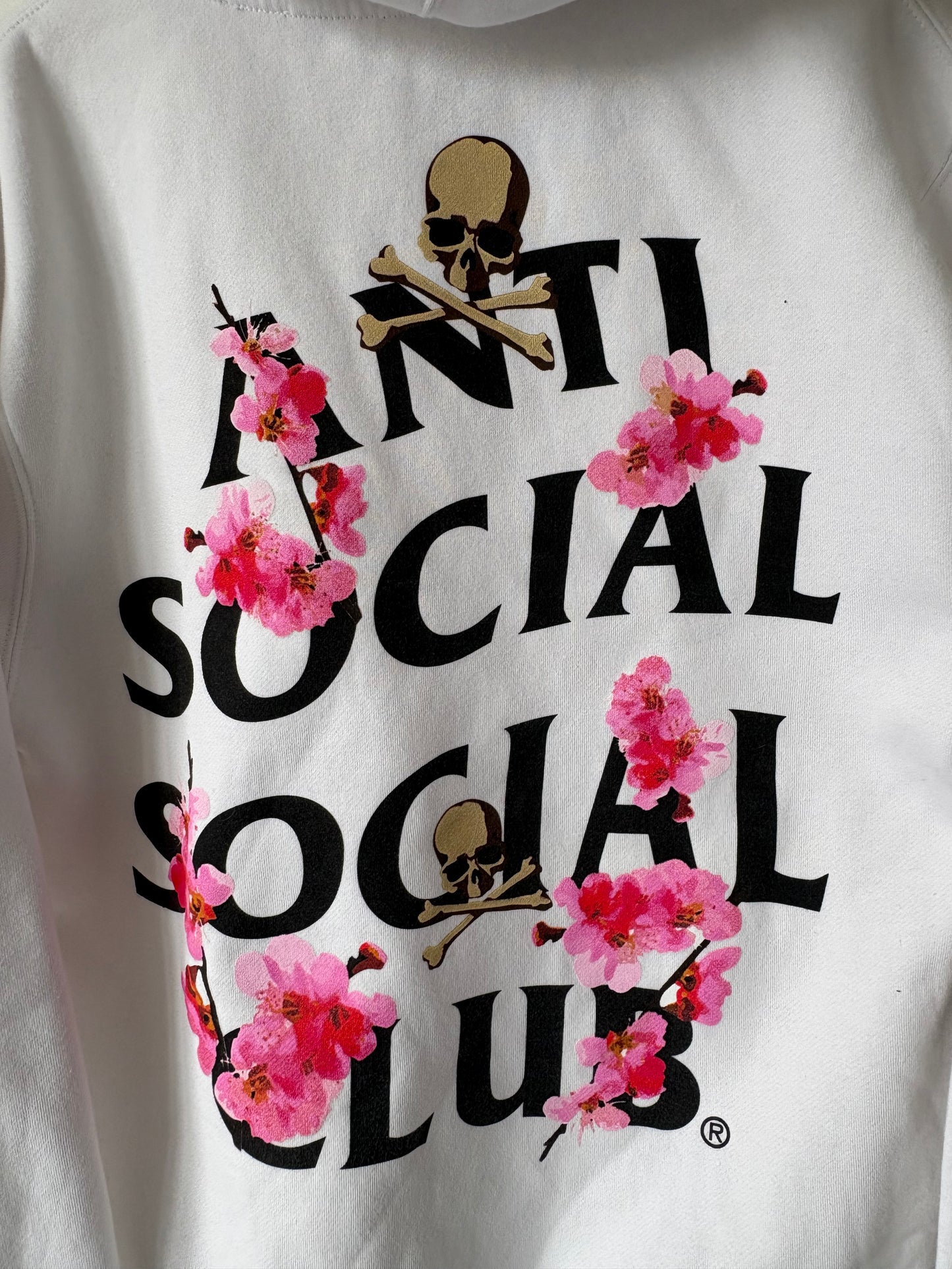 Anti Social Social Club Cherry Blossom Skull Sweatshirt