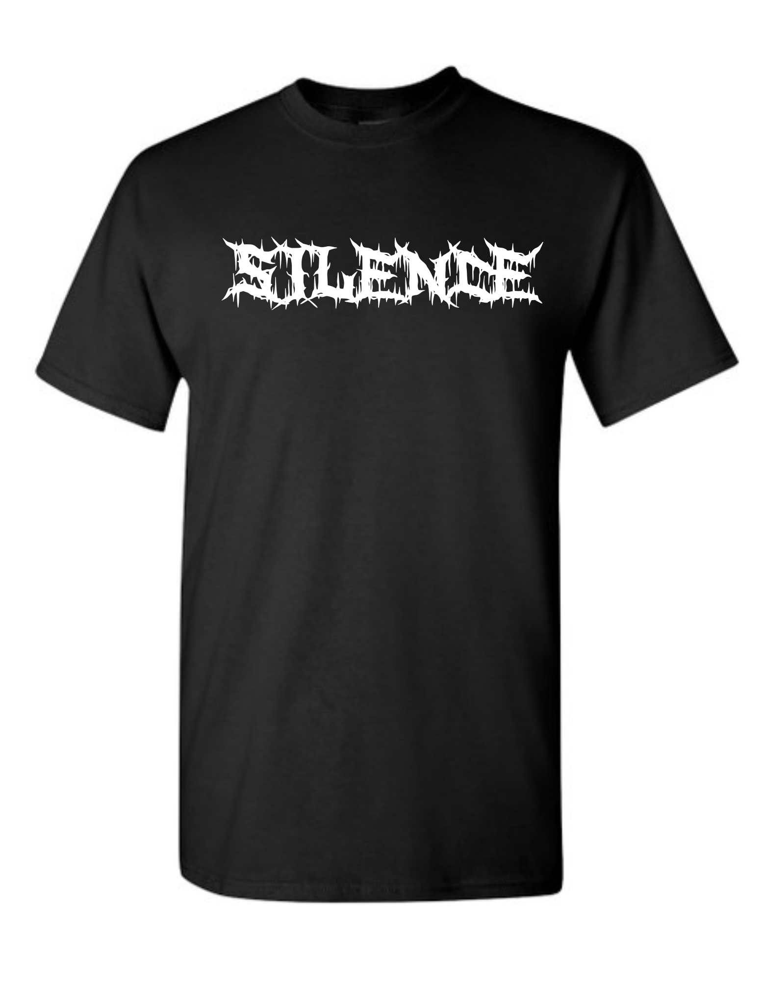 【L】Logo Layered T-shirt SILENCE [Black] ORIGINAL SILENCE OFFICIAL LOGO T-SHIRT